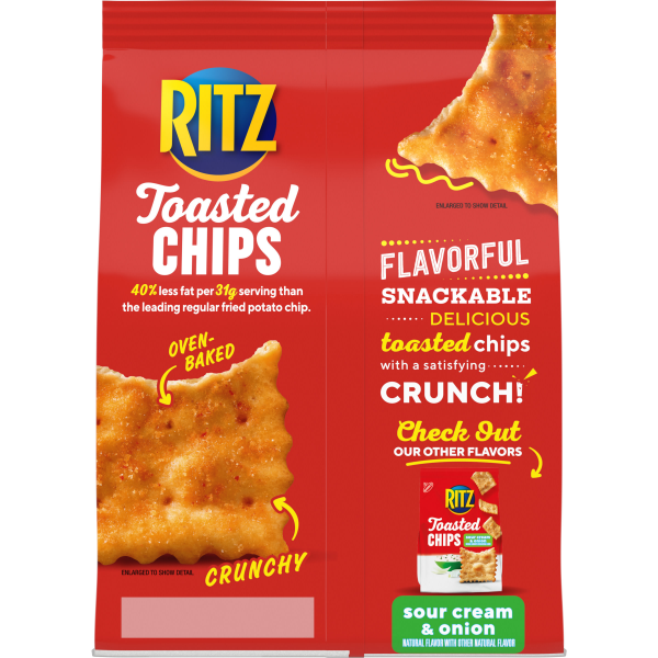 slide 11 of 29, RITZ Toasted Chips Sweet Habanero Crackers, Party Snacks, 8.1 oz, 8.1 oz