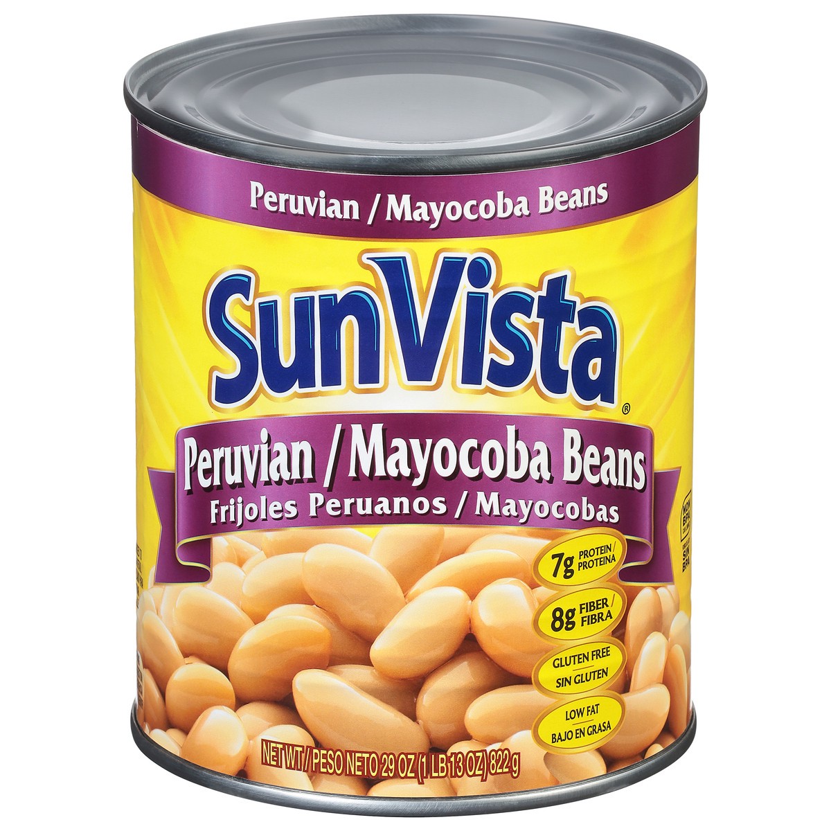 slide 1 of 9, SunVista Peruvian/Mayocoba Beans 29 oz, 29 oz