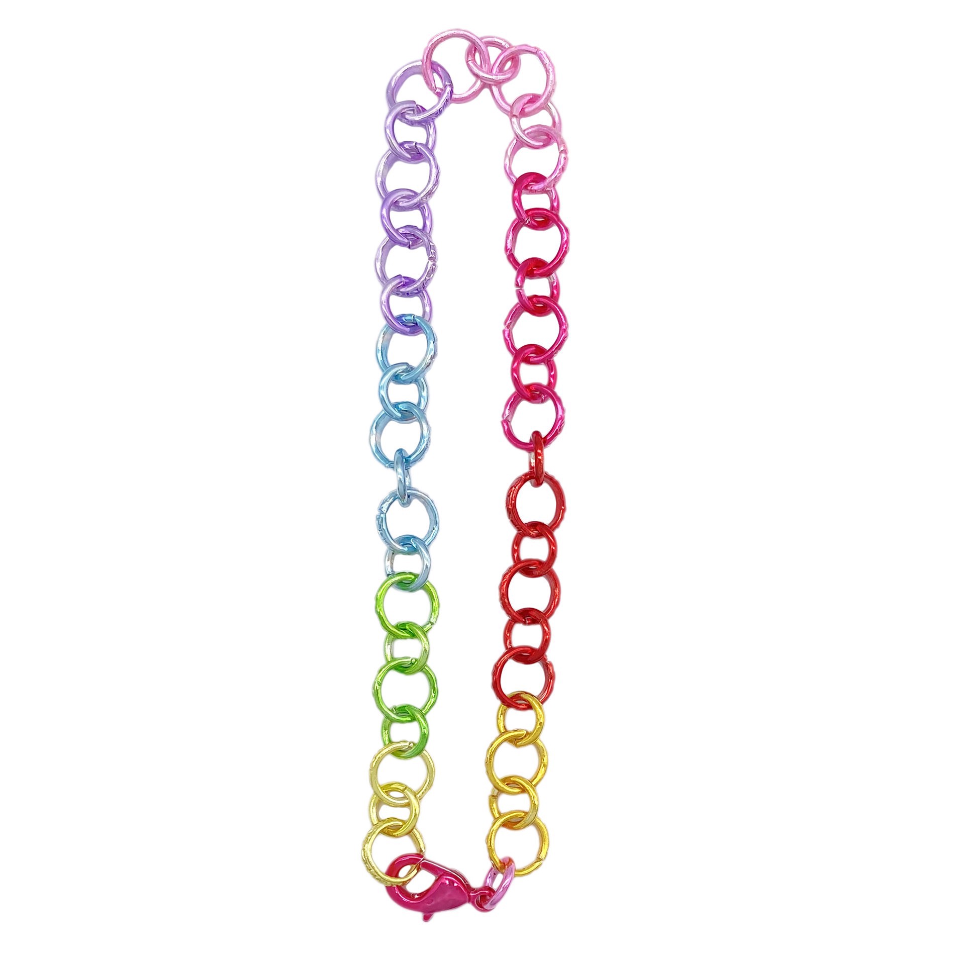 slide 3 of 8, Rainbow Long & Short Charm Bracelet By Bead Landing, 7.6 in