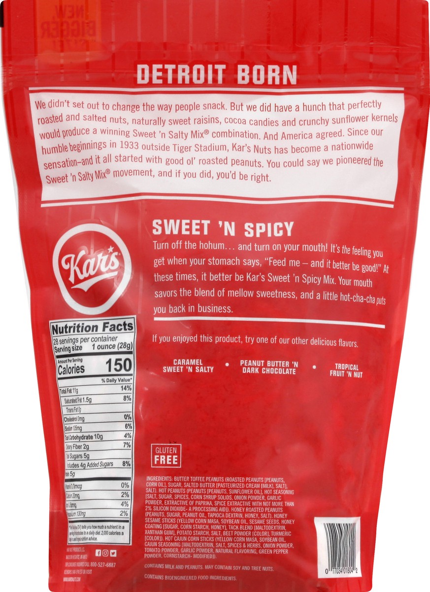 slide 3 of 9, Kar's Nuts Sweet'N Spicy Trail Mix, 28 oz