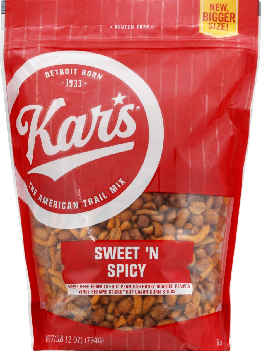 slide 6 of 9, Kar's Nuts Sweet'N Spicy Trail Mix, 28 oz