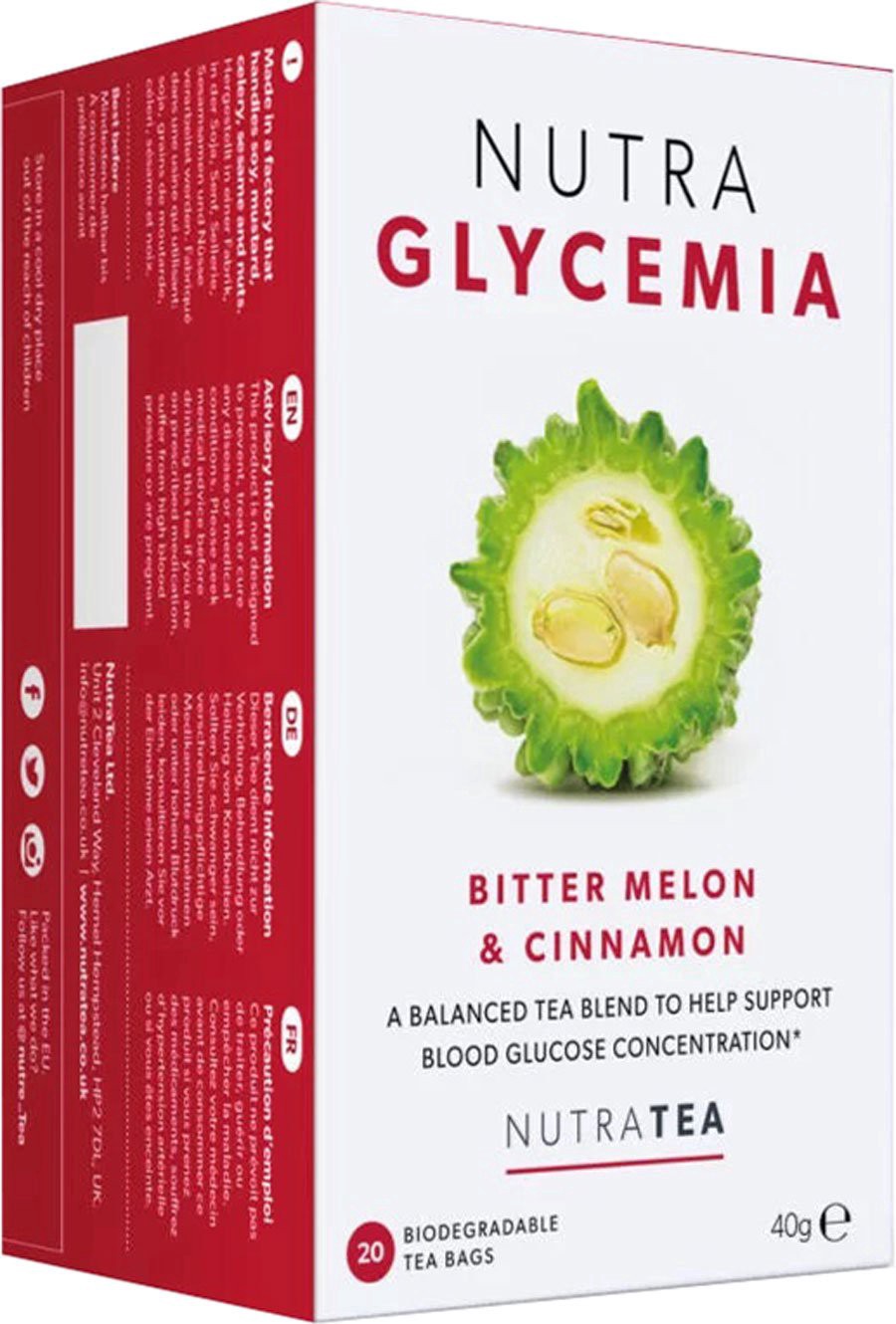 slide 1 of 1, Nutratea Nutra Glycemia, 20 ct
