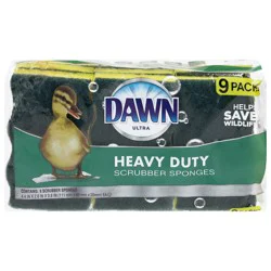 Dawn Heavy Duty Scrubber Sponges 9 Packs