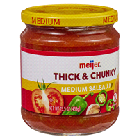 slide 10 of 29, Meijer Thick & Chunky Medium Salsa, 15.5 oz