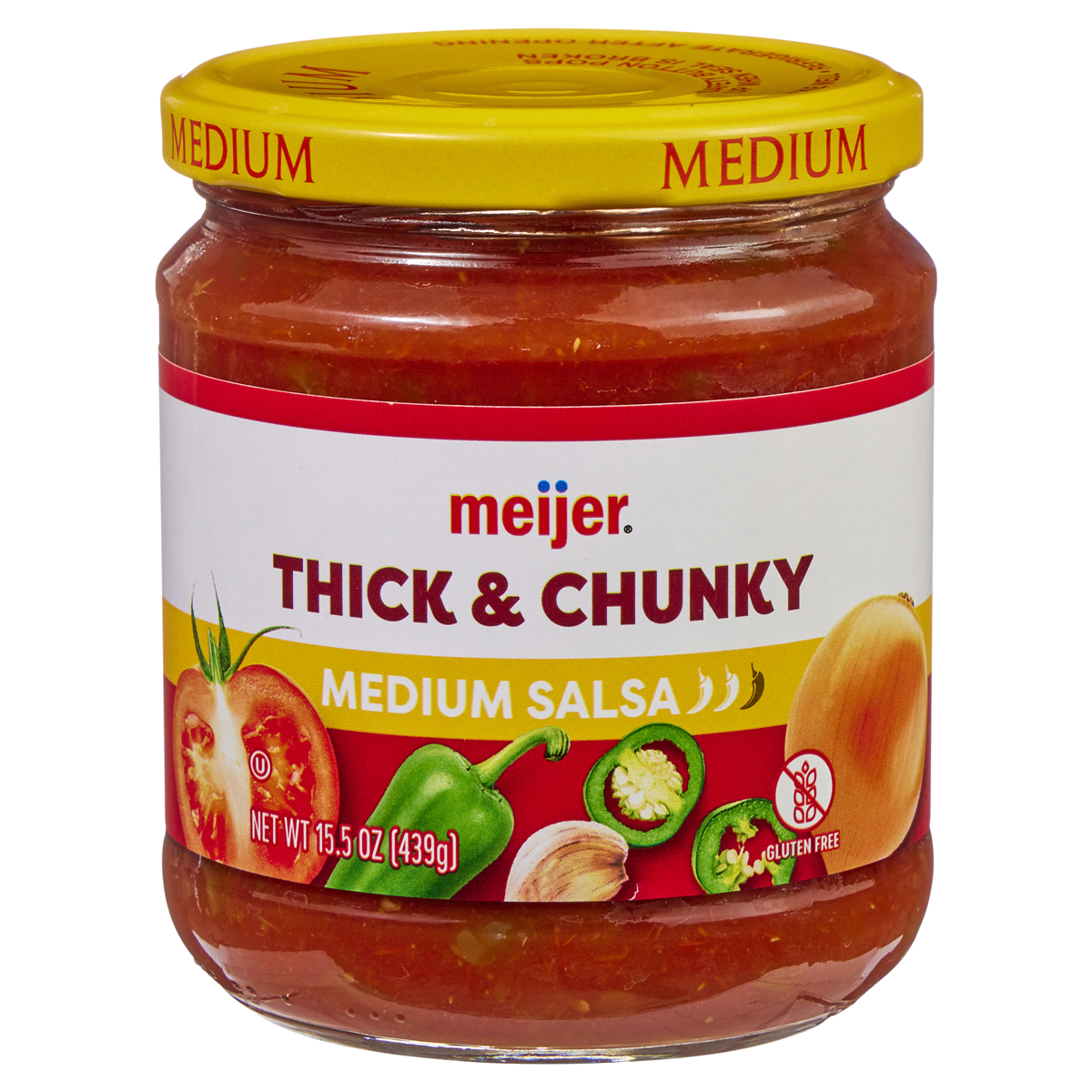 slide 1 of 29, Meijer Thick & Chunky Medium Salsa, 15.5 oz