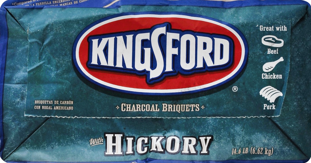 slide 2 of 5, Kingsford Hickory Charcoal Briquets, 14.6 lb