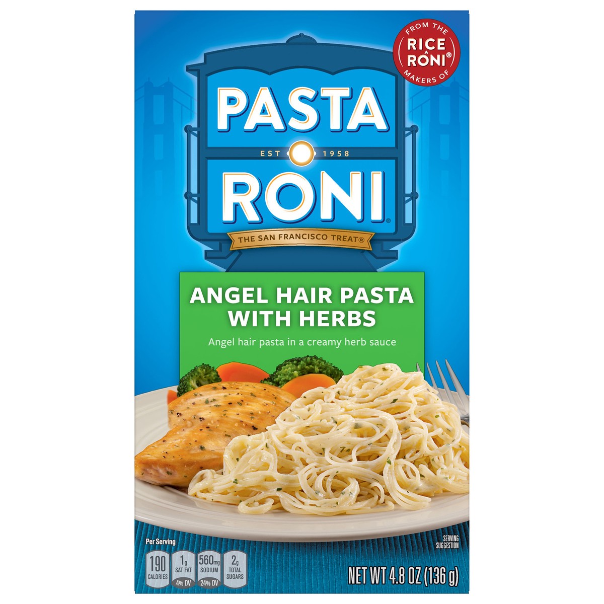 slide 1 of 4, Pasta Roni Angel Hair Pasta with Herbs - 4.8oz, 4.8 oz