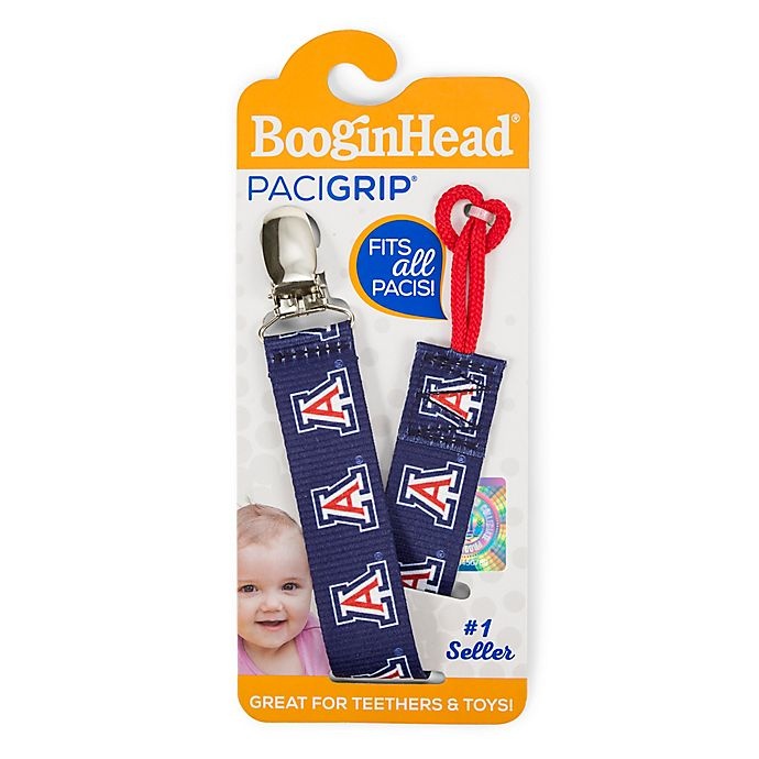 slide 3 of 3, BooginHead University of Arizona PaciGrip Pacifier Strap, 1 ct