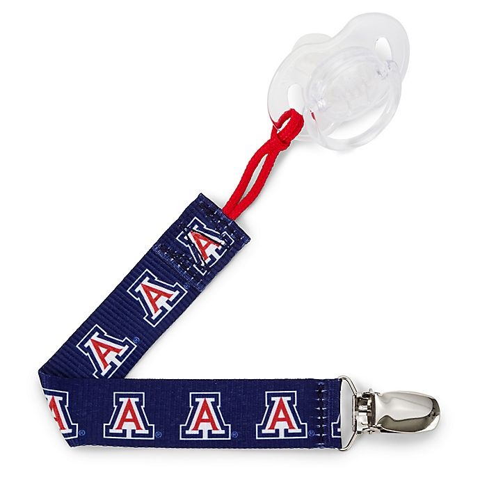 slide 1 of 3, BooginHead University of Arizona PaciGrip Pacifier Strap, 1 ct