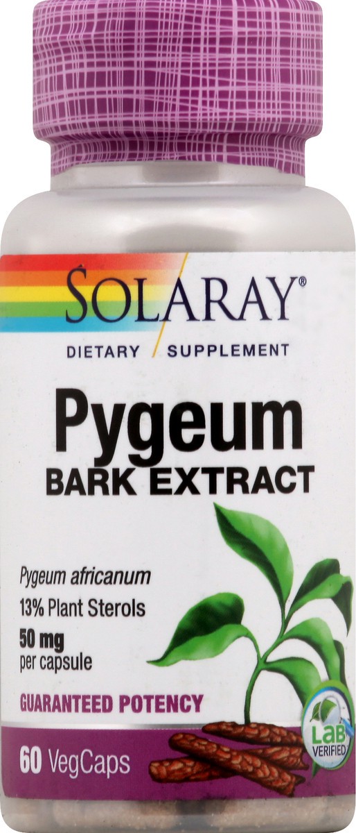 slide 8 of 10, Solaray Pygeum Vital Extracts, 60 ct