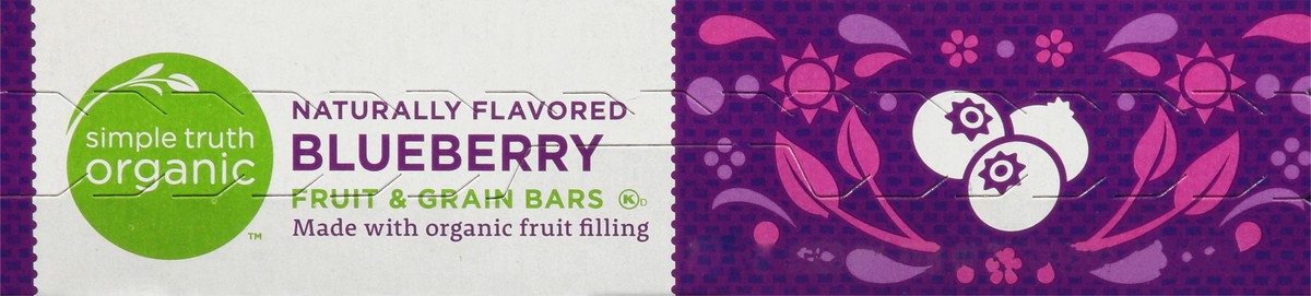 slide 9 of 10, Simple Truth Organic Blueberry Fruit and Grain Bars, 7.8 oz