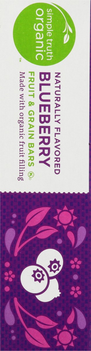 slide 6 of 10, Simple Truth Organic Blueberry Fruit and Grain Bars, 7.8 oz