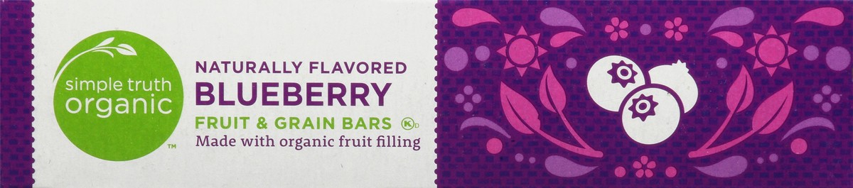 slide 10 of 10, Simple Truth Organic Blueberry Fruit and Grain Bars, 7.8 oz