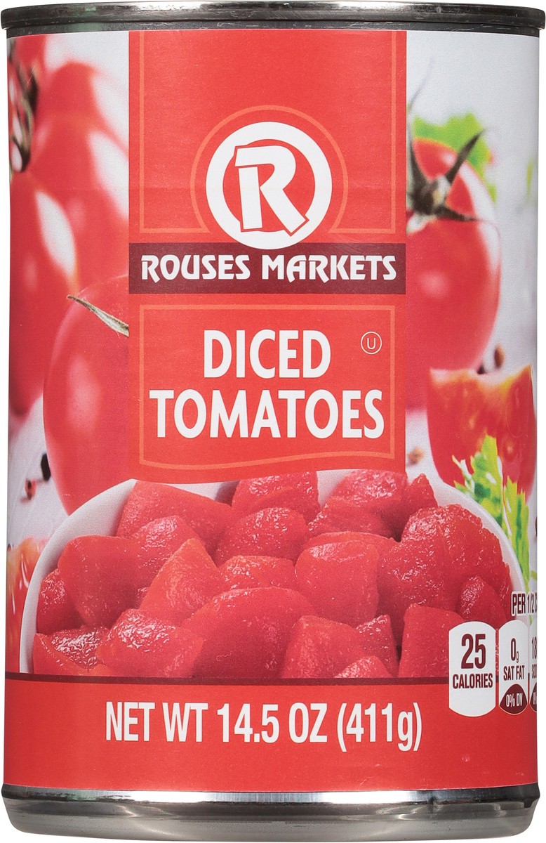 slide 6 of 11, Rouses Markets Diced Tomatoes 14.5 oz, 14.5 oz