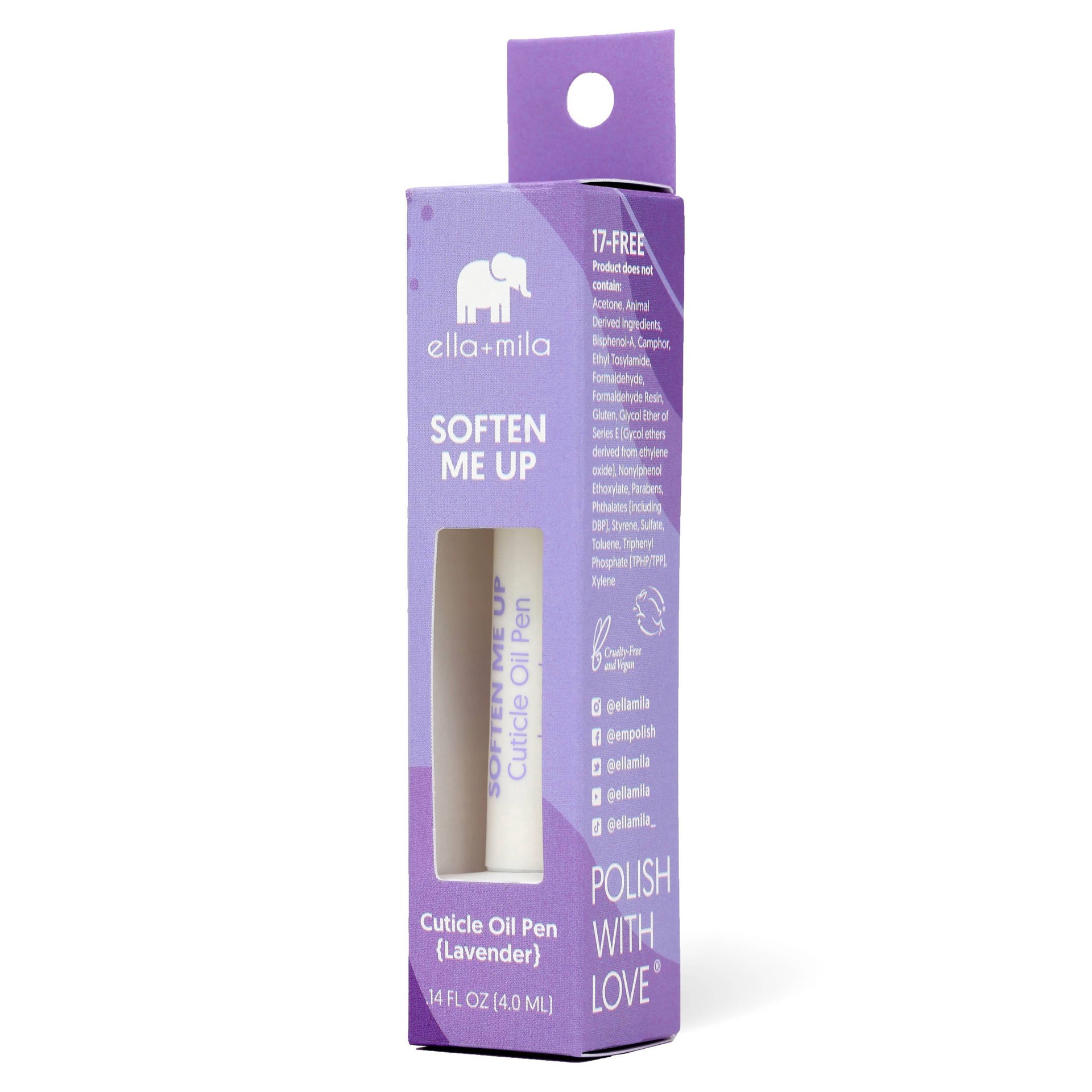 slide 3 of 4, ella+mila Cuticle Oil Pen - Soften Me Up - 0.14 fl oz, 0.14 fl oz