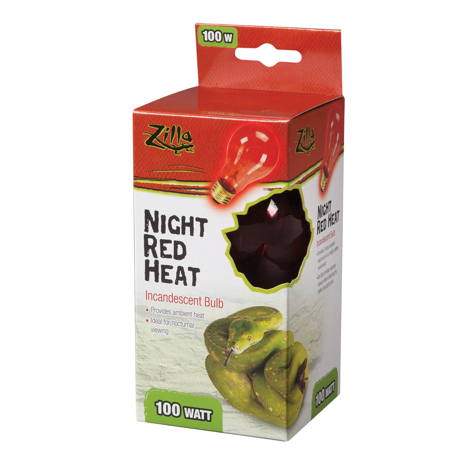slide 3 of 6, Zilla Incandescent Bulbs Night Red 100 Watts, 1 ct