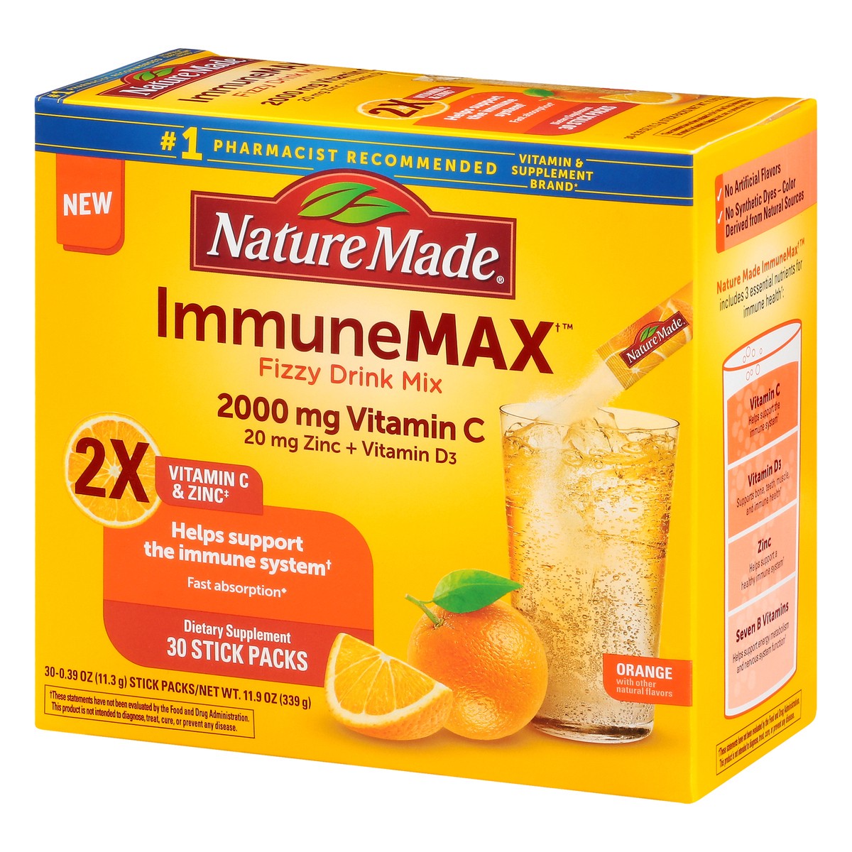 slide 2 of 9, Nature Made Immune Max Powder, 30 ct