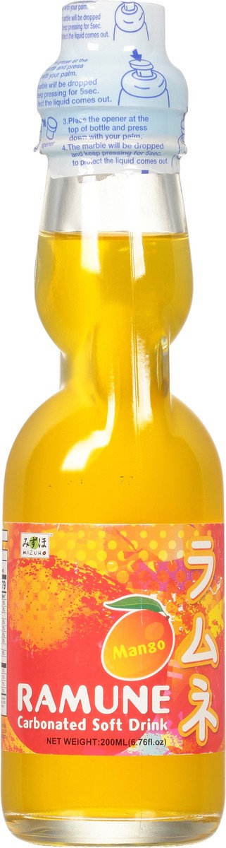 slide 2 of 9, Mizuho Ramune Drink- Mango- 6.7 fl oz, 6.7 fl oz