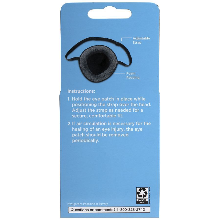 slide 2 of 2, Walgreens Padded Eye Patch Protector, 1 ct