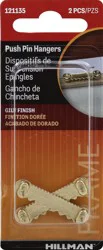 Hillman Push Pin Hangers 2 ea
