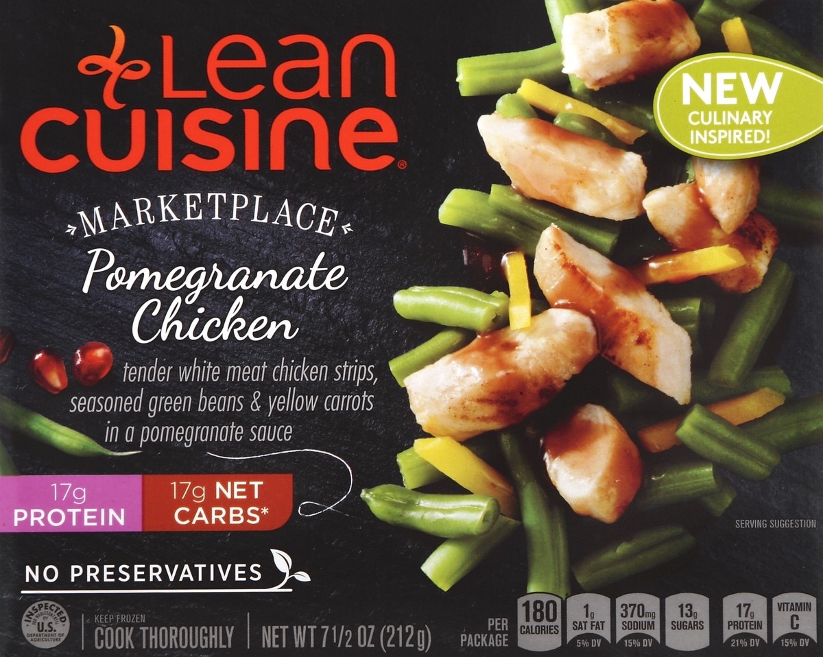 slide 4 of 4, Lean Cuisine MARKETPLACE Pomegranate Chicken, 7.5 oz