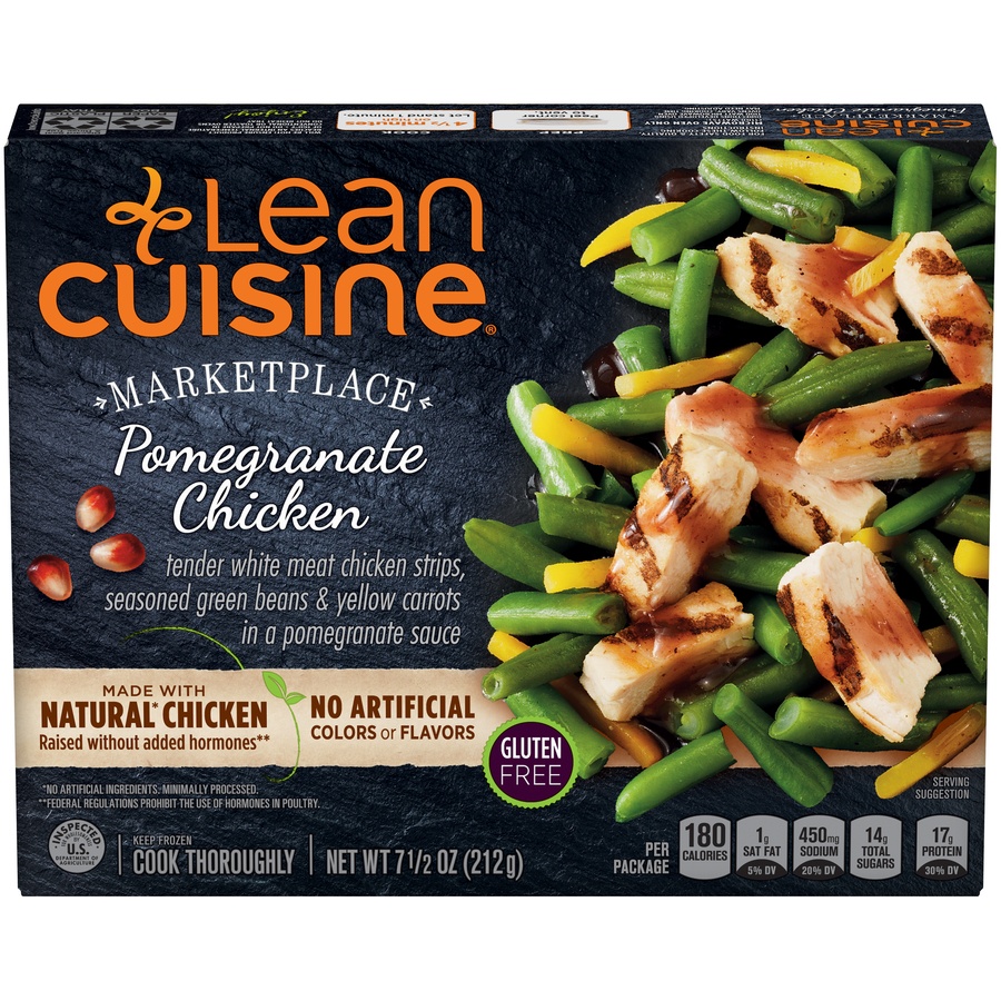 slide 1 of 4, Lean Cuisine MARKETPLACE Pomegranate Chicken, 7.5 oz