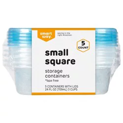 Smart Way Small Square Food Storage Container