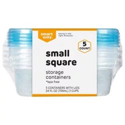 Smart Way Small Square Food Storage Container
