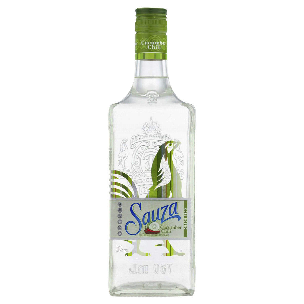 slide 1 of 2, Sauza Cucumber Chili Tequila, 750 ml