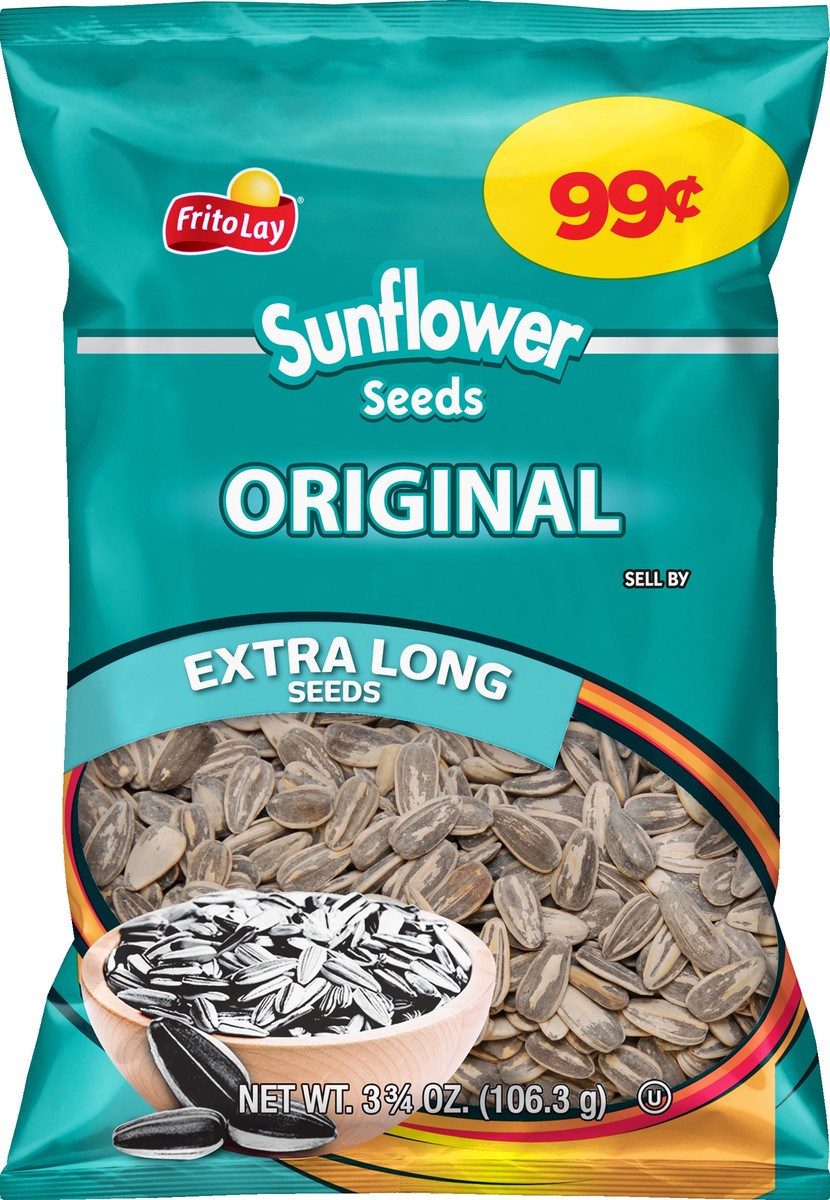 slide 1 of 3, Frito-Lay Extra Long Original Sunflower Seeds 3.75 oz, 3.75 oz