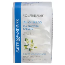 Smith & Vandiver, De-Stress, Spa Shower Tablets, Neroli & Chamomile, 6 Aromatherapy Tablets