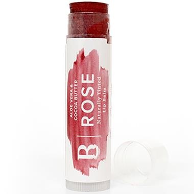 slide 1 of 1, Basin Rose Naturally Tinted Lip Balm, 0.15 oz