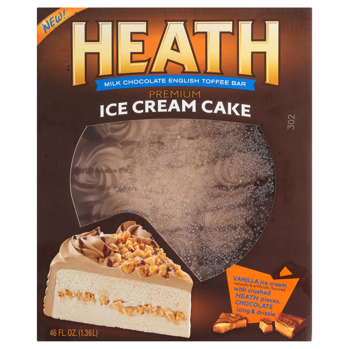 slide 11 of 12, Health Heath Premium Ice Cream Cake 46 fl. oz. Box, 46 fl oz