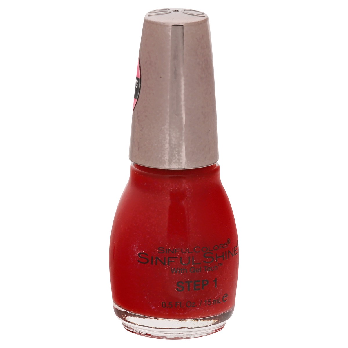 slide 4 of 9, Sinful Colors Sinful Shine Shine Annie 2657 with Gel Tech Step 1 Nail Polish 0.5 oz, 0.5 oz