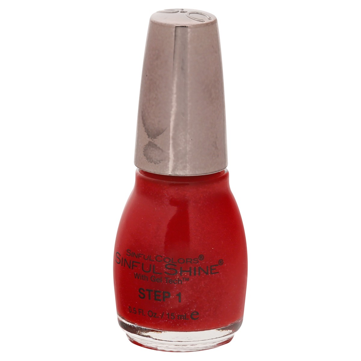 slide 6 of 9, Sinful Colors Sinful Shine Shine Annie 2657 with Gel Tech Step 1 Nail Polish 0.5 oz, 0.5 oz