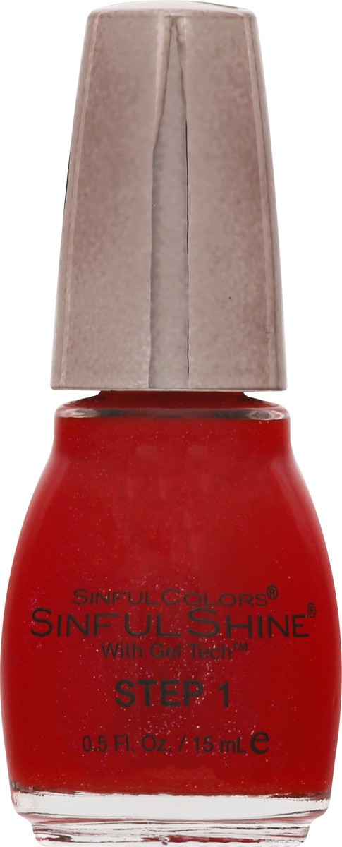 slide 1 of 9, Sinful Colors Sinful Shine Shine Annie 2657 with Gel Tech Step 1 Nail Polish 0.5 oz, 0.5 oz