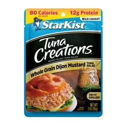 StarKist Tuna Creations Wild Caught Whole Grain Dijon Mustard Tuna Salad 3 oz