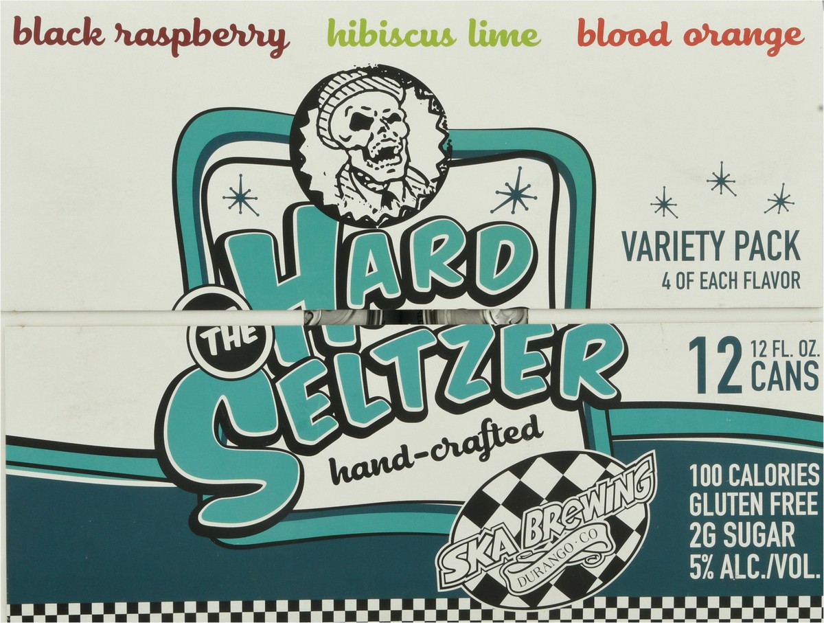 slide 8 of 9, SKA Brewing Gluten Free Hard Seltzer Beer Variety Pack 12-12 fl oz Cans, 12 ct