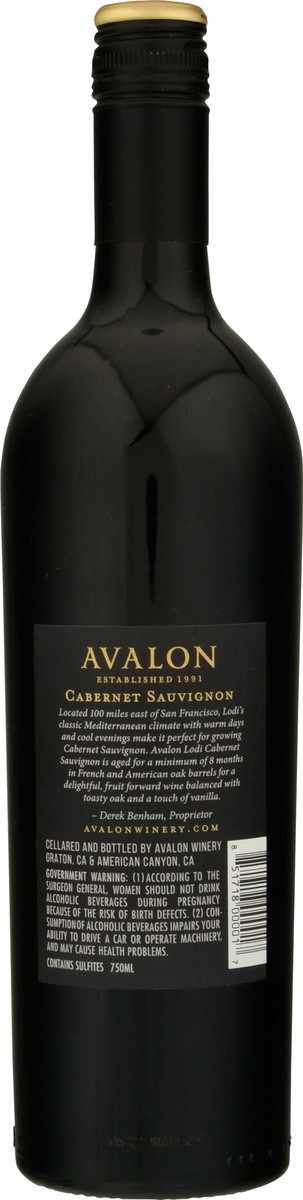 slide 3 of 11, Avalon Organics California Cabernet Sauvignon, 750 ml