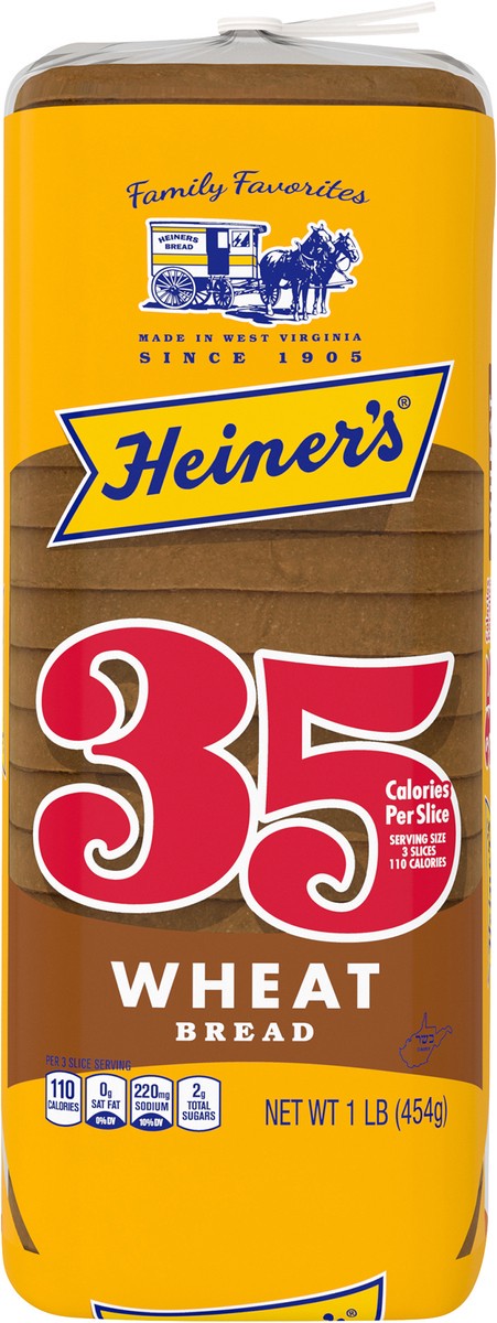 slide 7 of 9, Heiner's 35 Wheat Bread, 16 oz, 1 ct