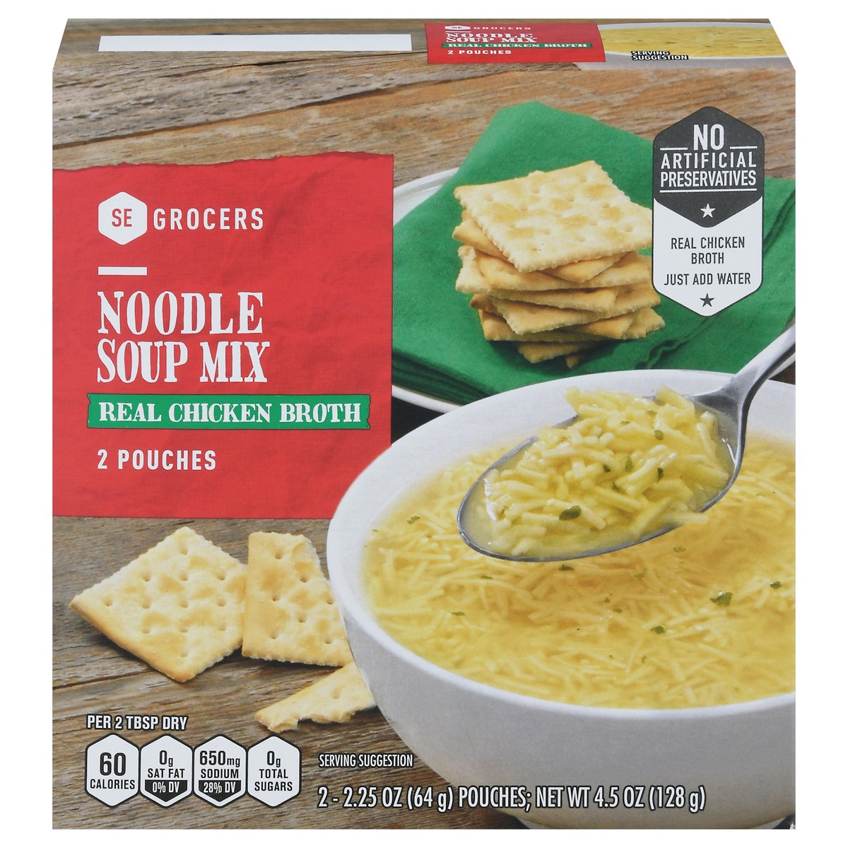 slide 1 of 9, SE Grocers Noodle Soup Mix, 4.5 oz