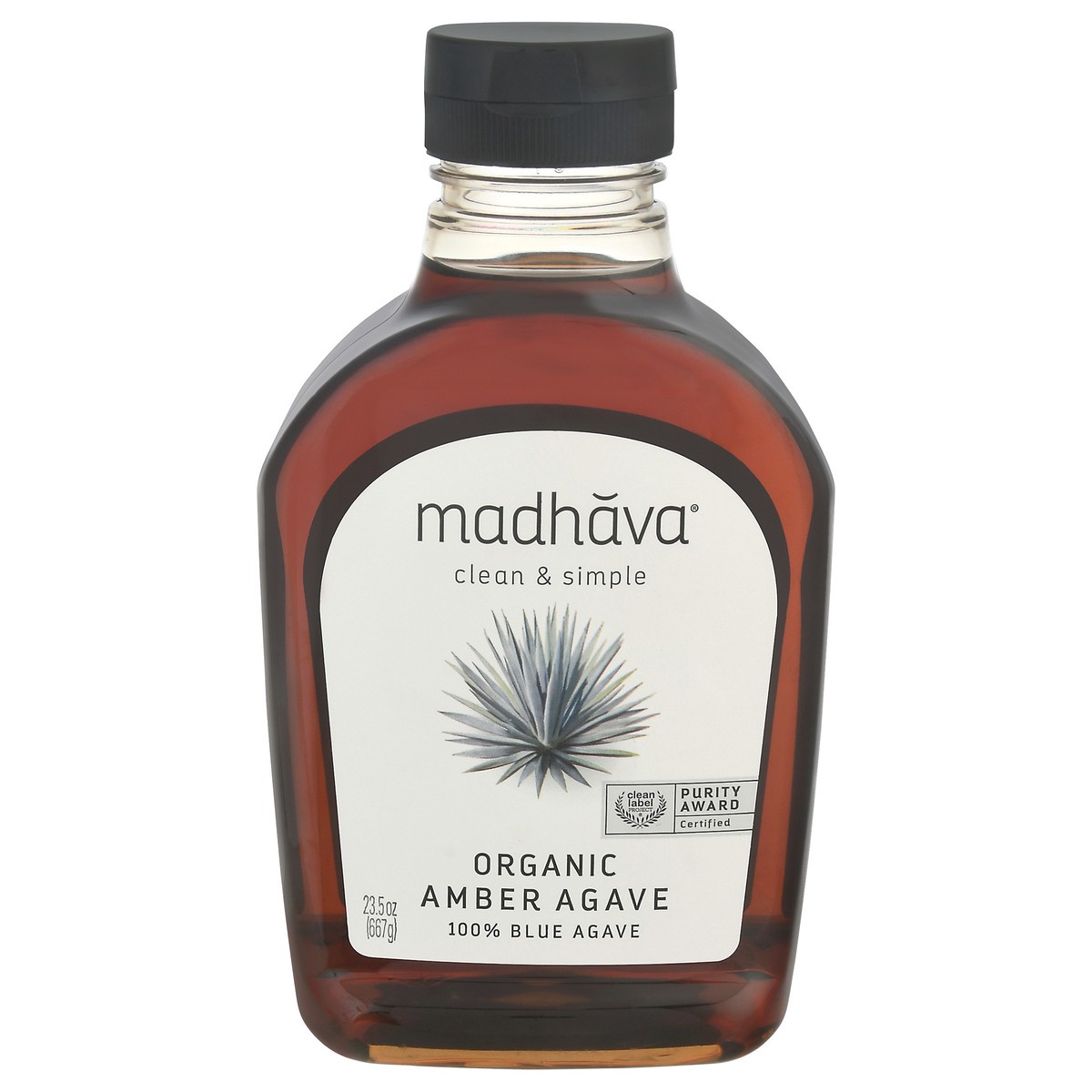 slide 2 of 14, Madhava Organic Amber Agave, 23.5 fl oz