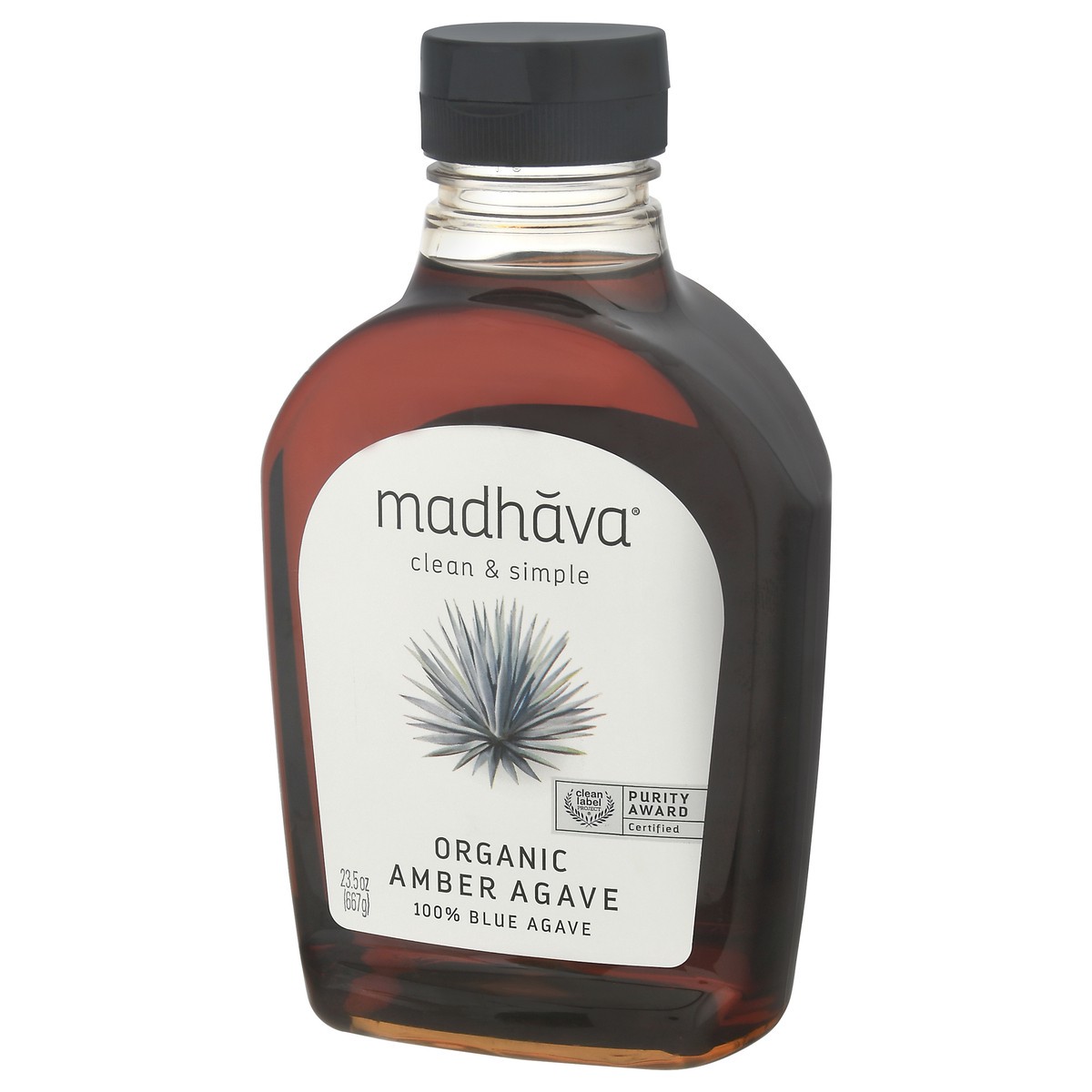 slide 10 of 14, Madhava Organic Amber Agave, 23.5 fl oz