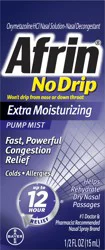 Afrin Pump Mist Extra Moisturizing Nasal Decongestant 0.5 fl oz