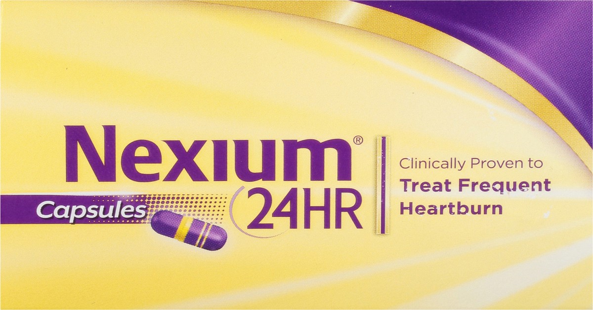 slide 9 of 9, Nexium 24HR Acid Reducer Heartburn Relief Capsules with Esomeprazole Magnesium - 14 Count, 14 ct