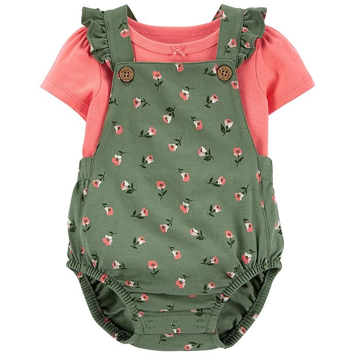 slide 1 of 1, Carter's Tee & Bubble Romper Set, 2 ct