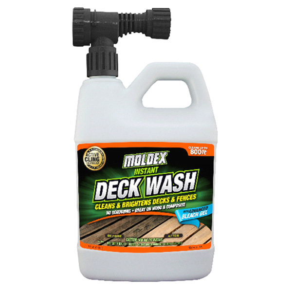 slide 1 of 1, Moldex Instant Deck Wash Hose End Sprayer - 7040, 56 oz