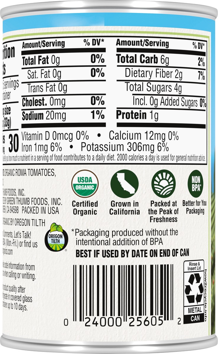 slide 2 of 7, Take Root Organics Tomato Paste, 6 oz Can, 6 oz
