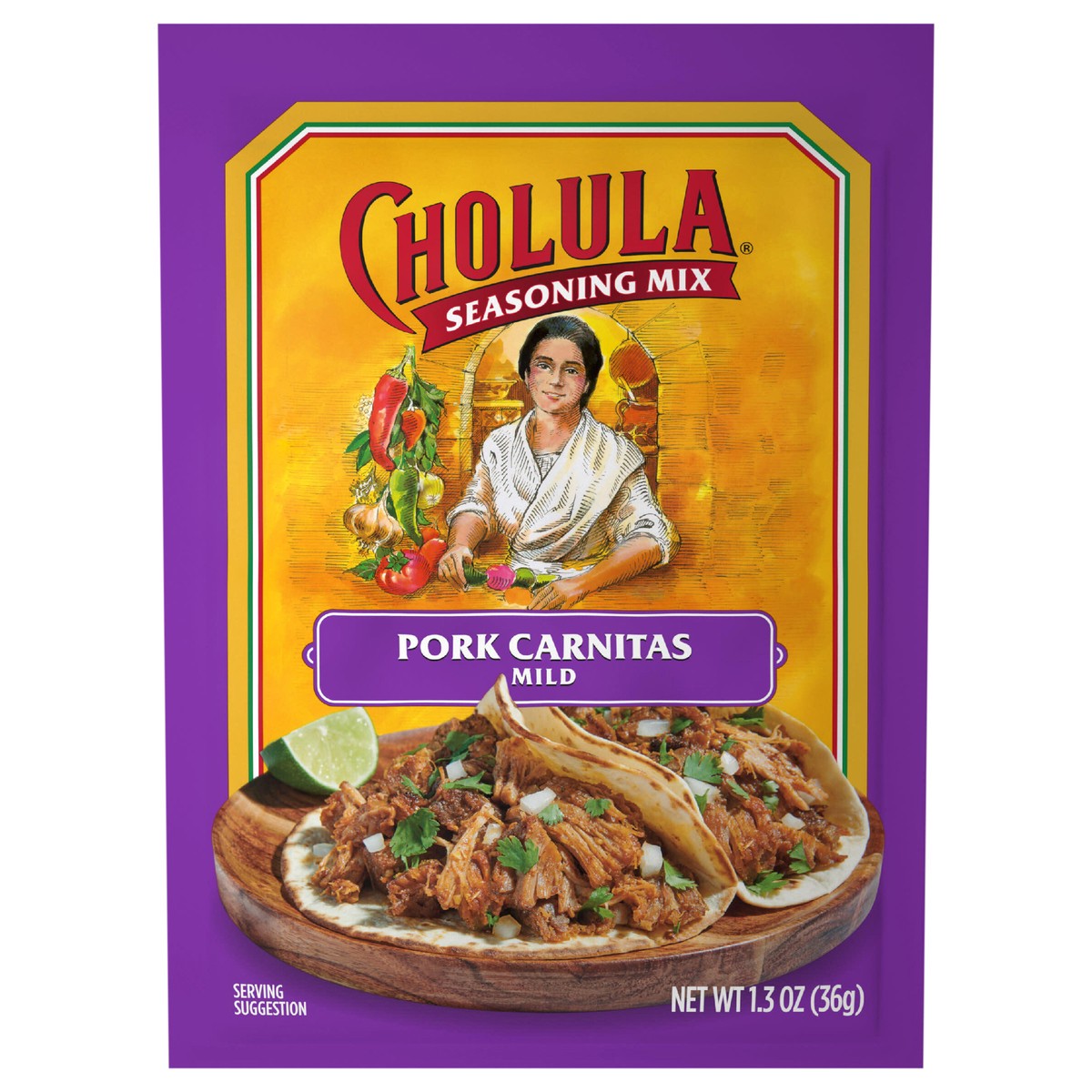 slide 4 of 4, Cholula Pork Crnts Ssng, 1 oz