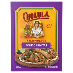 Cholula Pork Carnitas - Mild Seasoning Mix, 1.3 oz